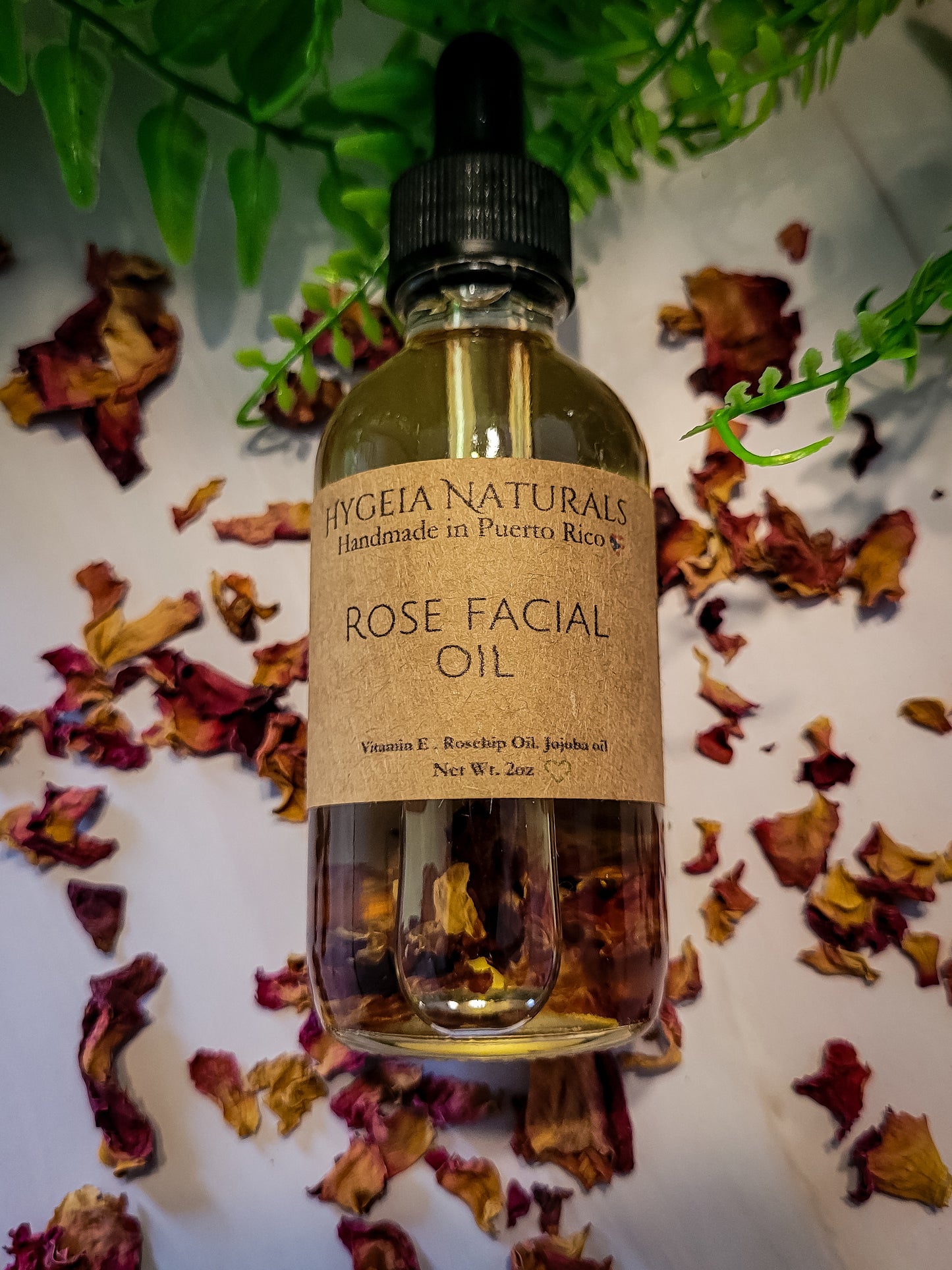 Rose Glow Facial Oil – 100% Natural Botanical Elixir