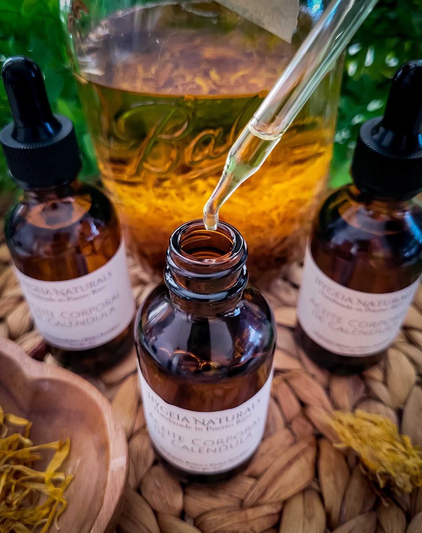 Aceite Corporal Calmante de Caléndula & Jojoba| Piel Sensible