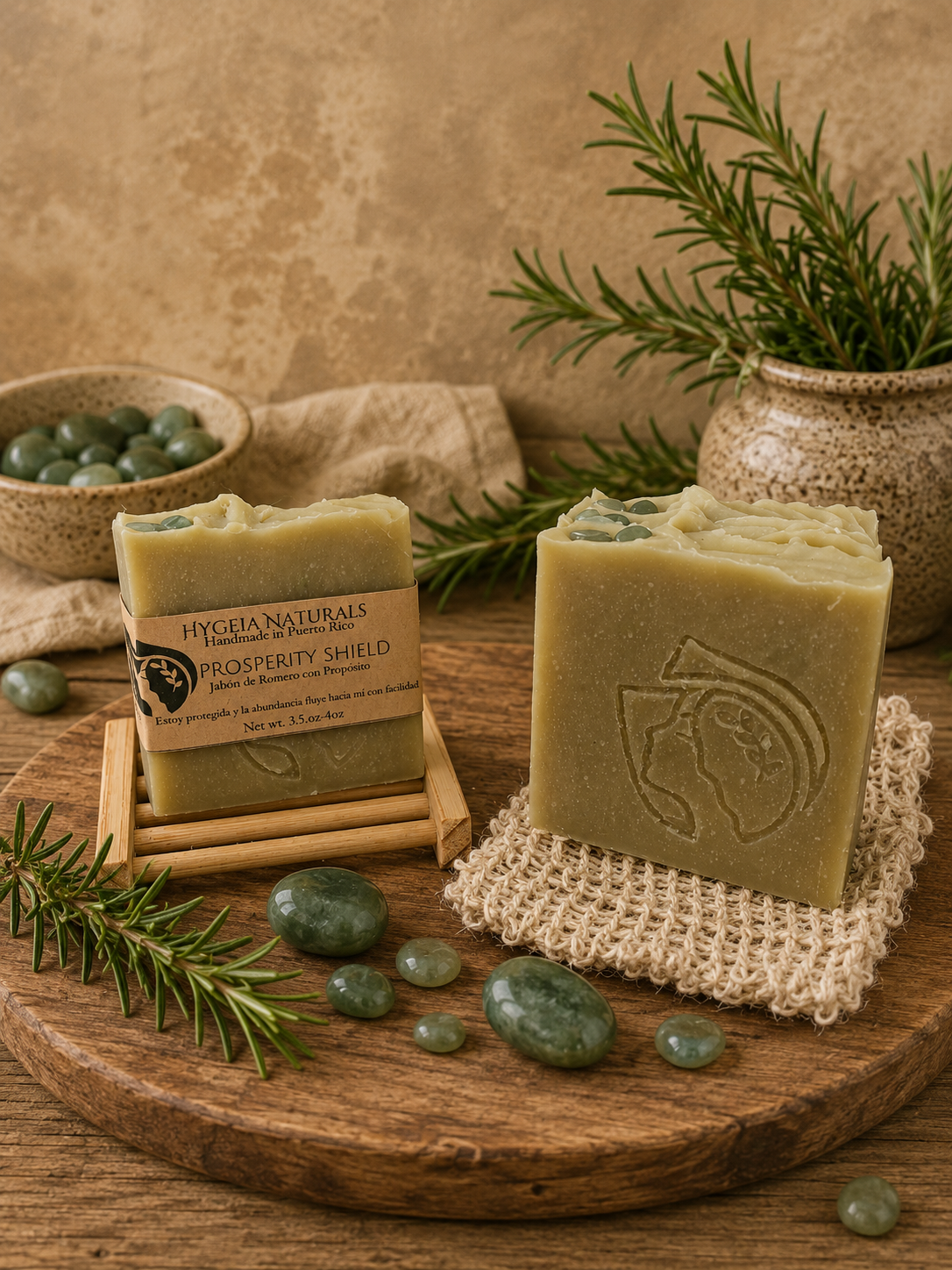 Prosperity Shield™ | Handmade Rosemary Ritual Soap – Limited Edition