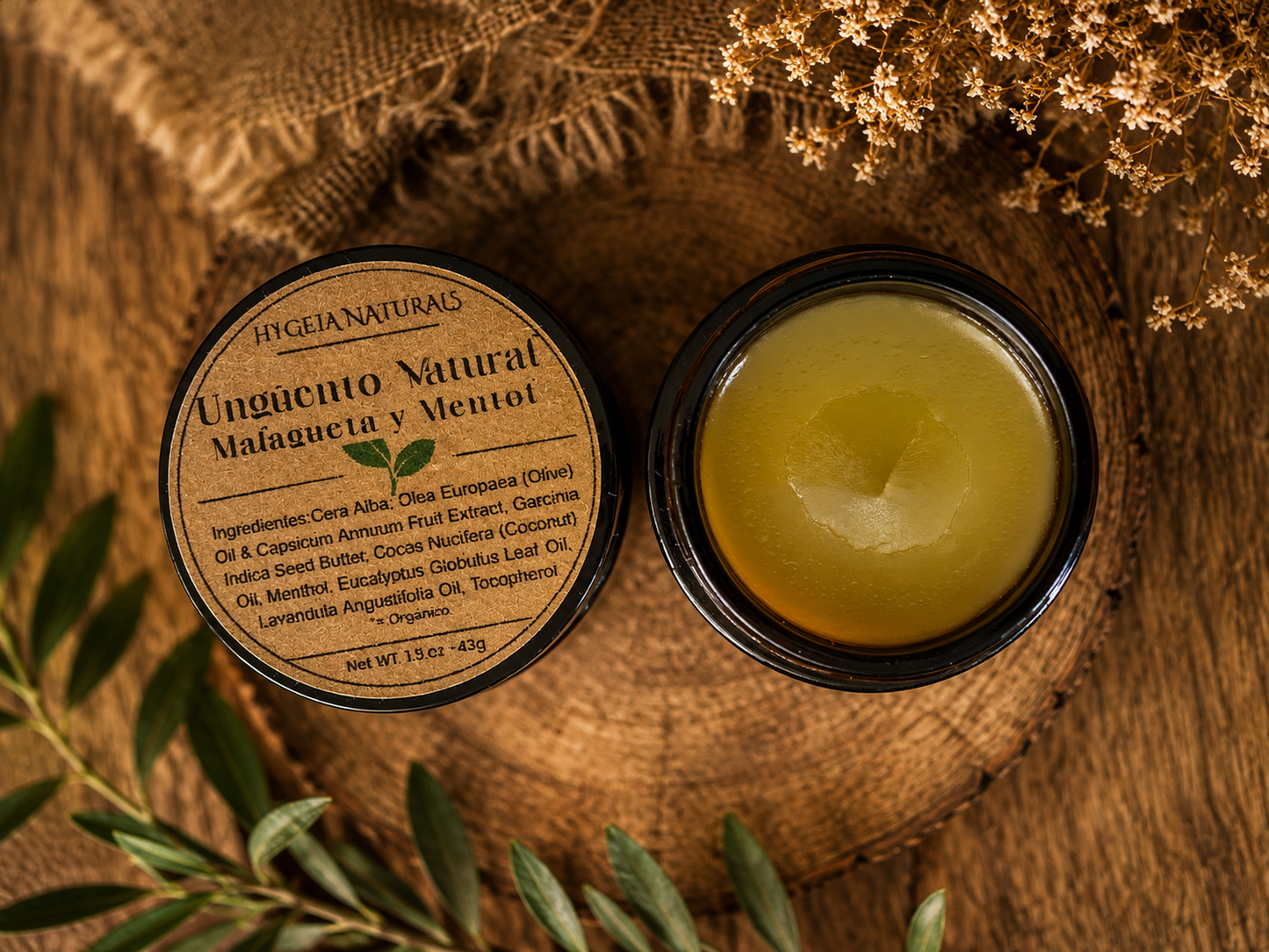 Ungüento Herbal de Mentol & Malagueta