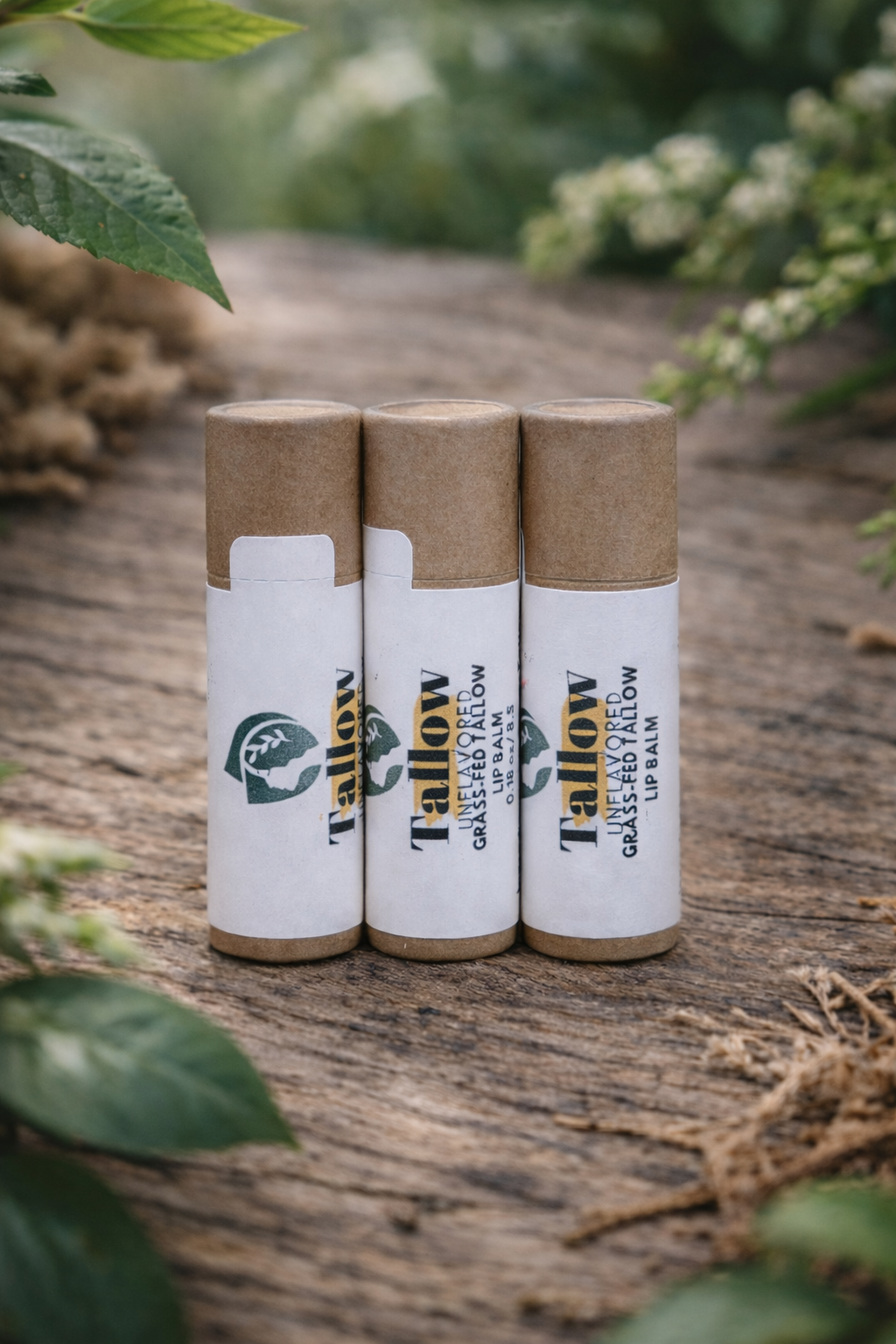 Tallow Lip Balm | Unscented & Lavender