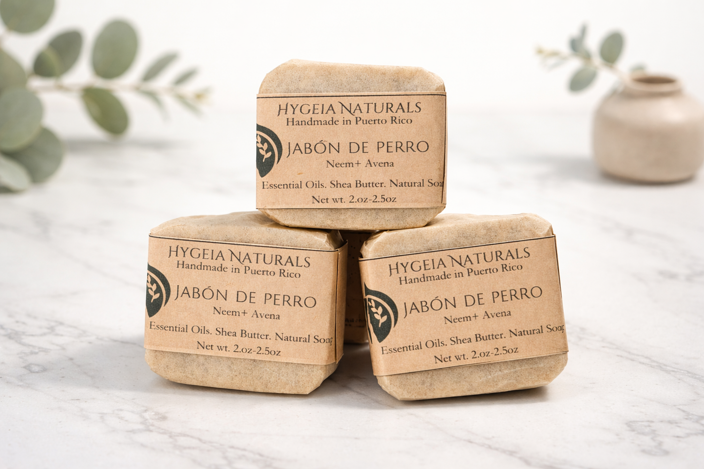 Jabón Natural para Perros – Neem & Avena