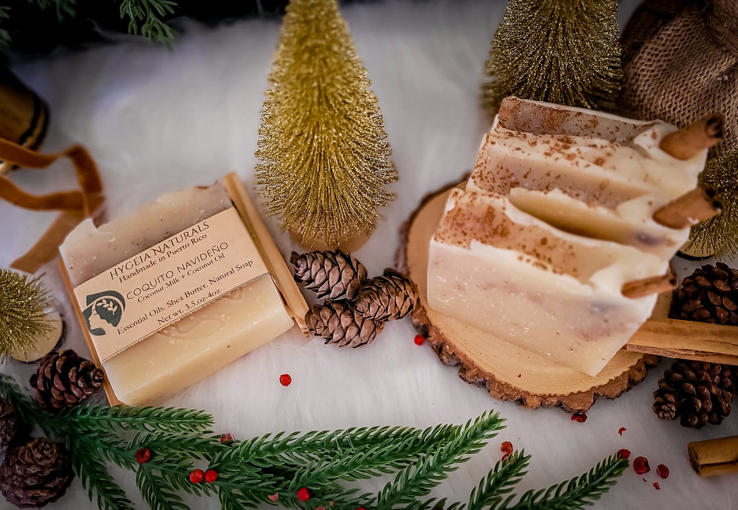 Jabón Artesanal de Coquito Navideño-Edición Limitada