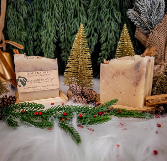 Jabón Artesanal de Coquito Navideño-Edición Limitada