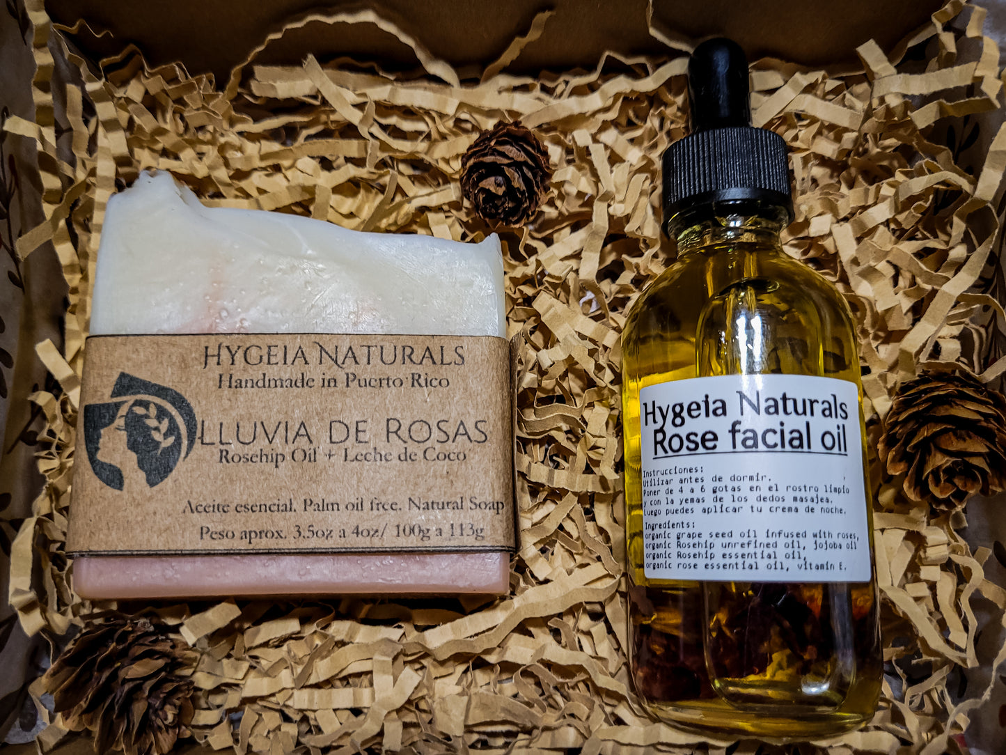 Gift Set de Rosas – Cuidado Natural y Artesanal