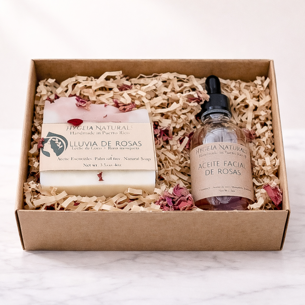 Gift Set de Rosas – Cuidado Natural y Artesanal