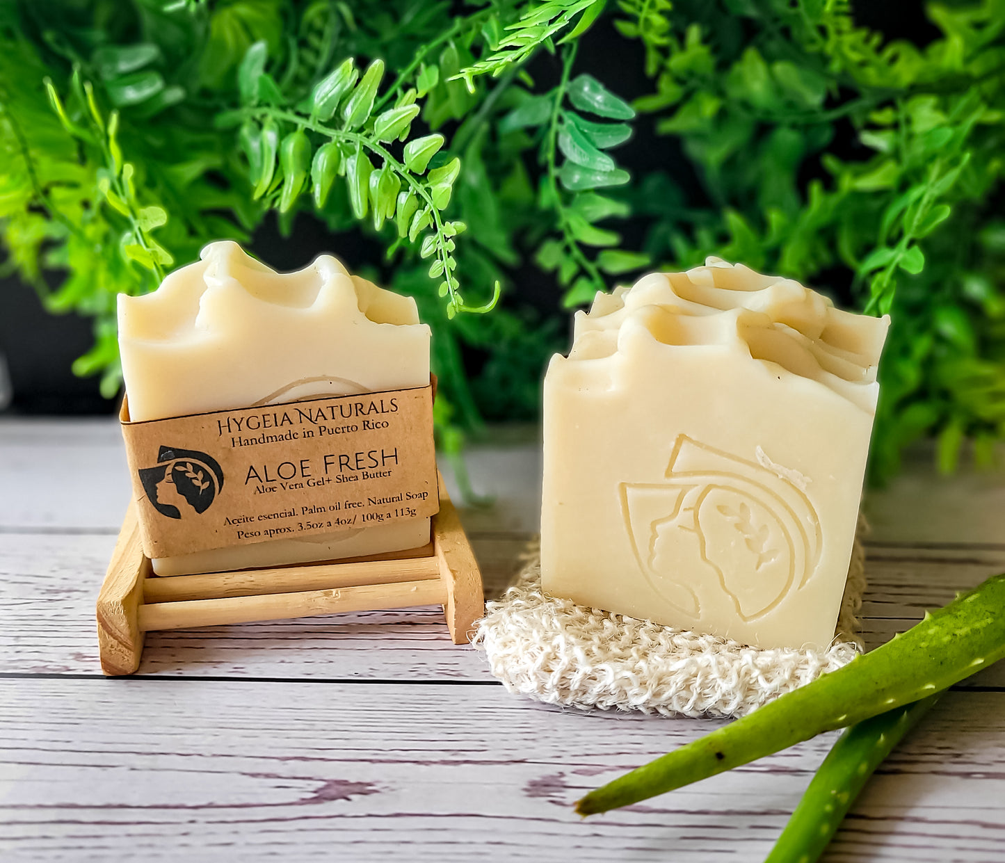 Jabón de Aloe Vera, Menta y Eucalipto