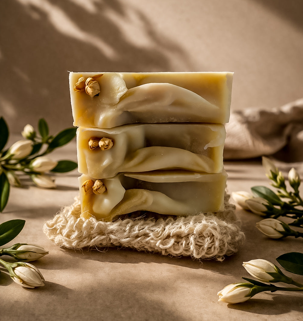 Jabón de Jazmín Natural– Limpieza Nutritiva & Aroma Floral