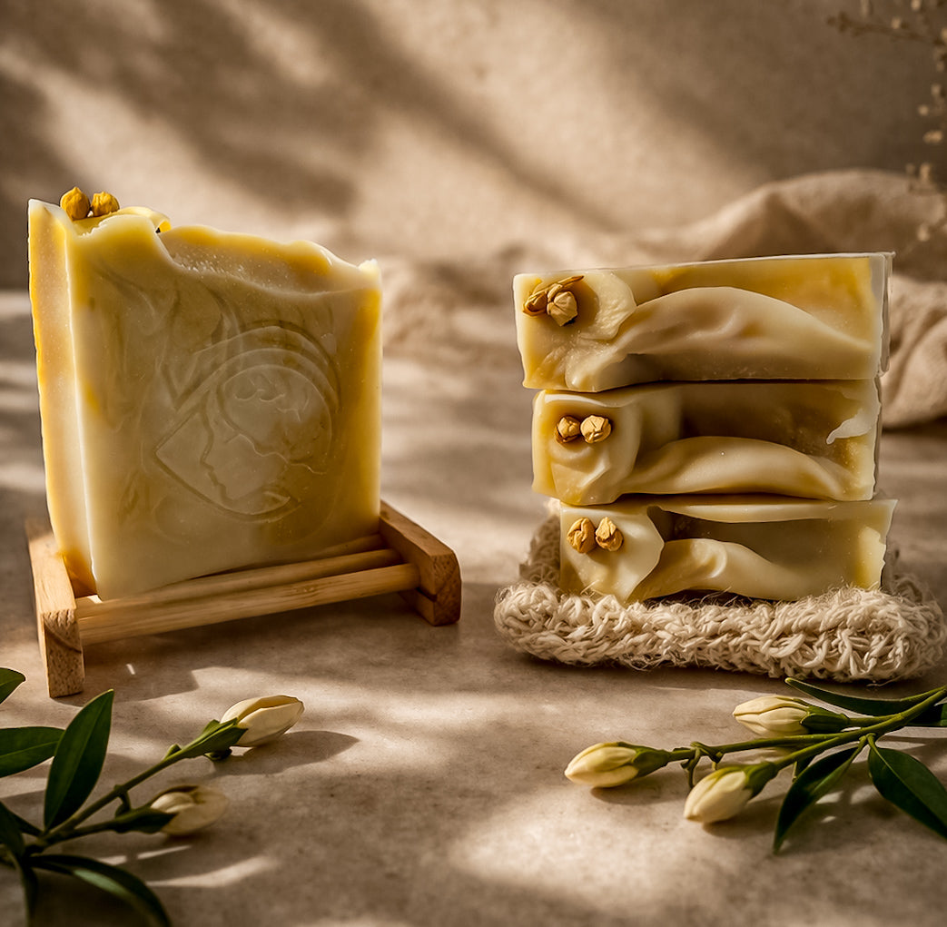 Jabón de Jazmín Natural– Limpieza Nutritiva & Aroma Floral