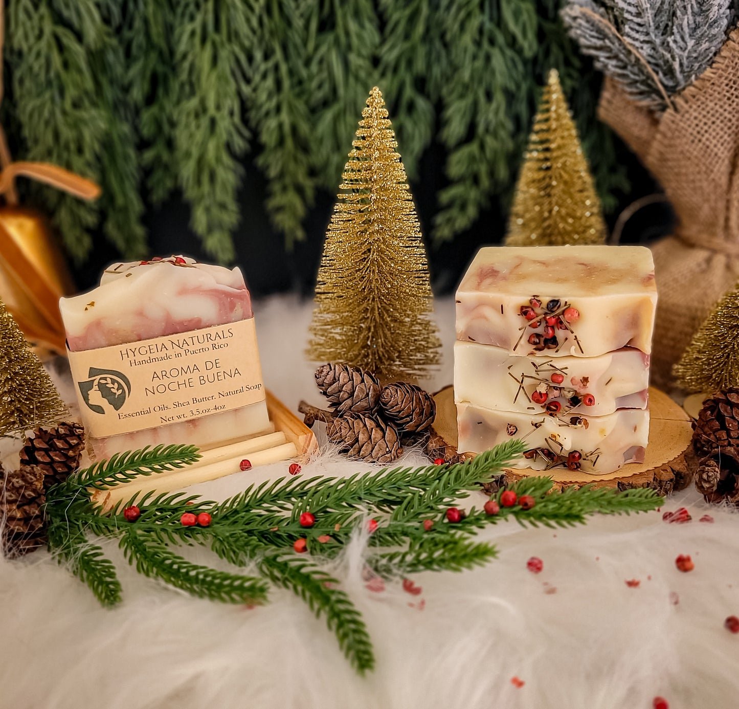 Jabón Artesanal Brisa Navideña – Edición Navideña (limitado)