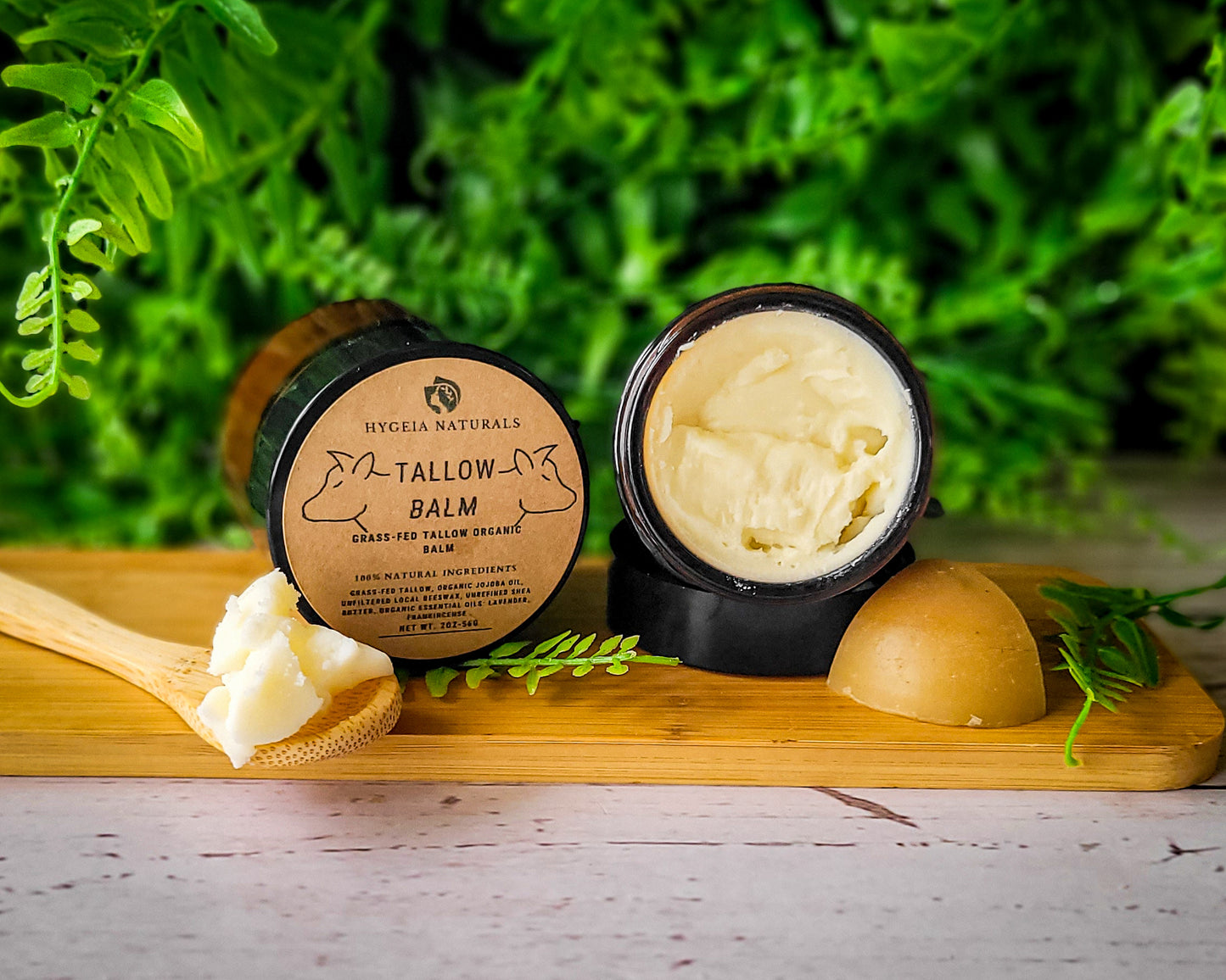 Tallow Balm with Grass-Fed Tallow, Organic Jojoba Oil, Beeswax & Shea Butter – Lavender & Frankincense
