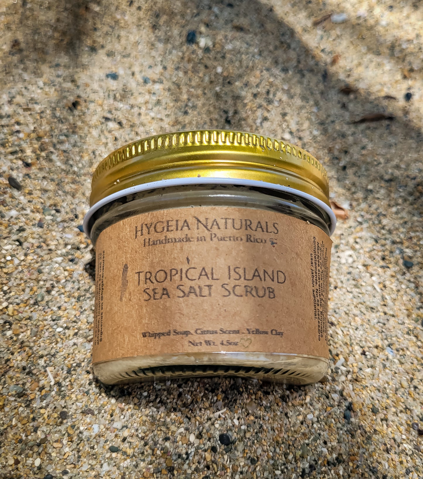 Jabón Batido Exfoliante con Sal de Mar y Cítricos – Tropical Island
