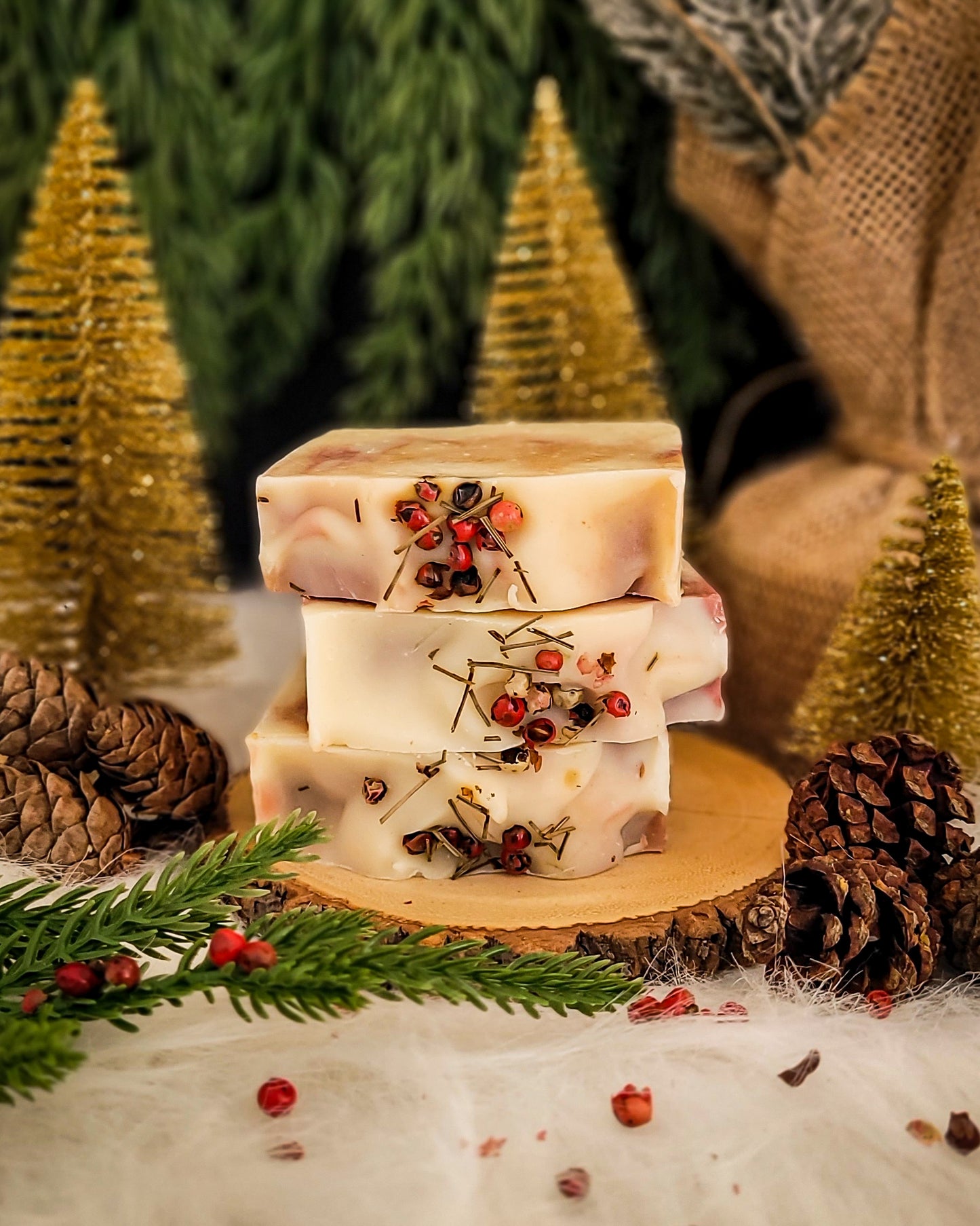 Jabón Artesanal Brisa Navideña – Edición Navideña (limitado)