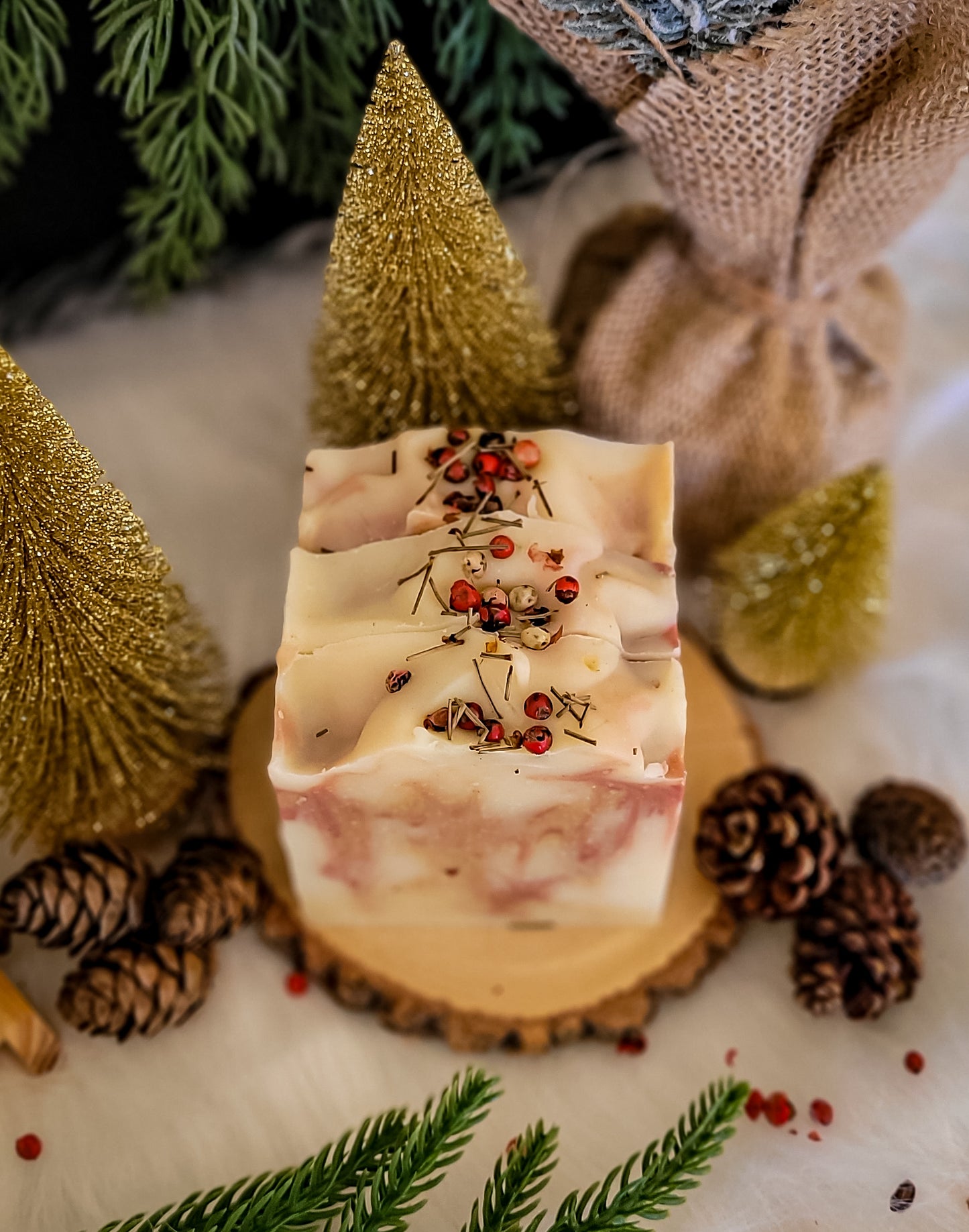 Jabón Artesanal Brisa Navideña – Edición Navideña (limitado)