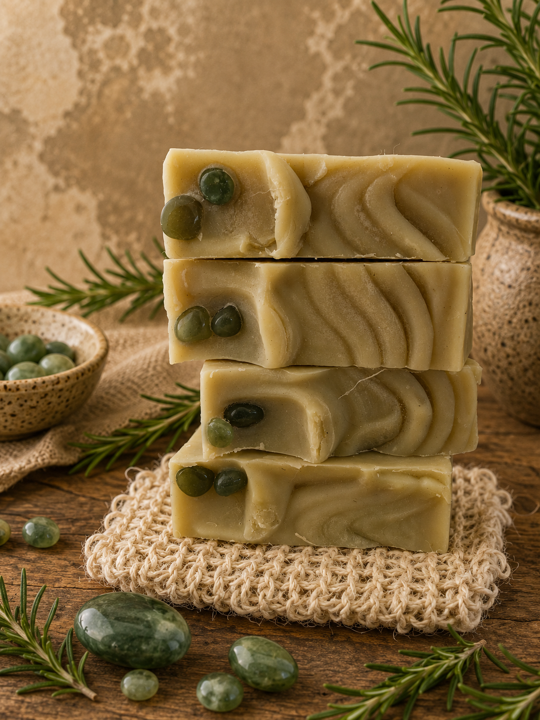 Prosperity Shield™ | Handmade Rosemary Ritual Soap – Limited Edition
