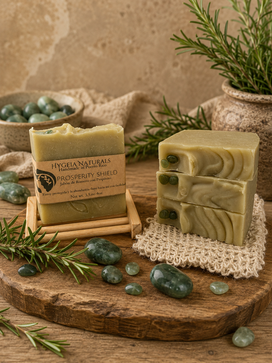 Prosperity Shield™ | Handmade Rosemary Ritual Soap – Limited Edition