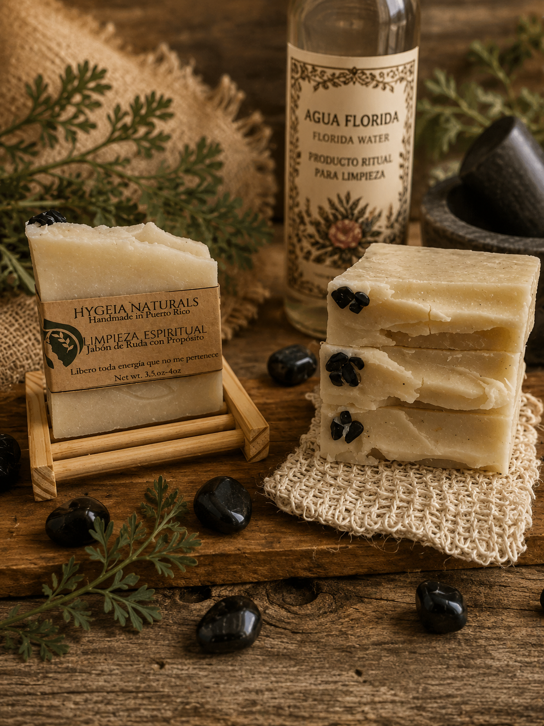 Limpieza Espiritual- Jabón Artesanal de Ruda/ Spiritual Cleansing Rue Soap