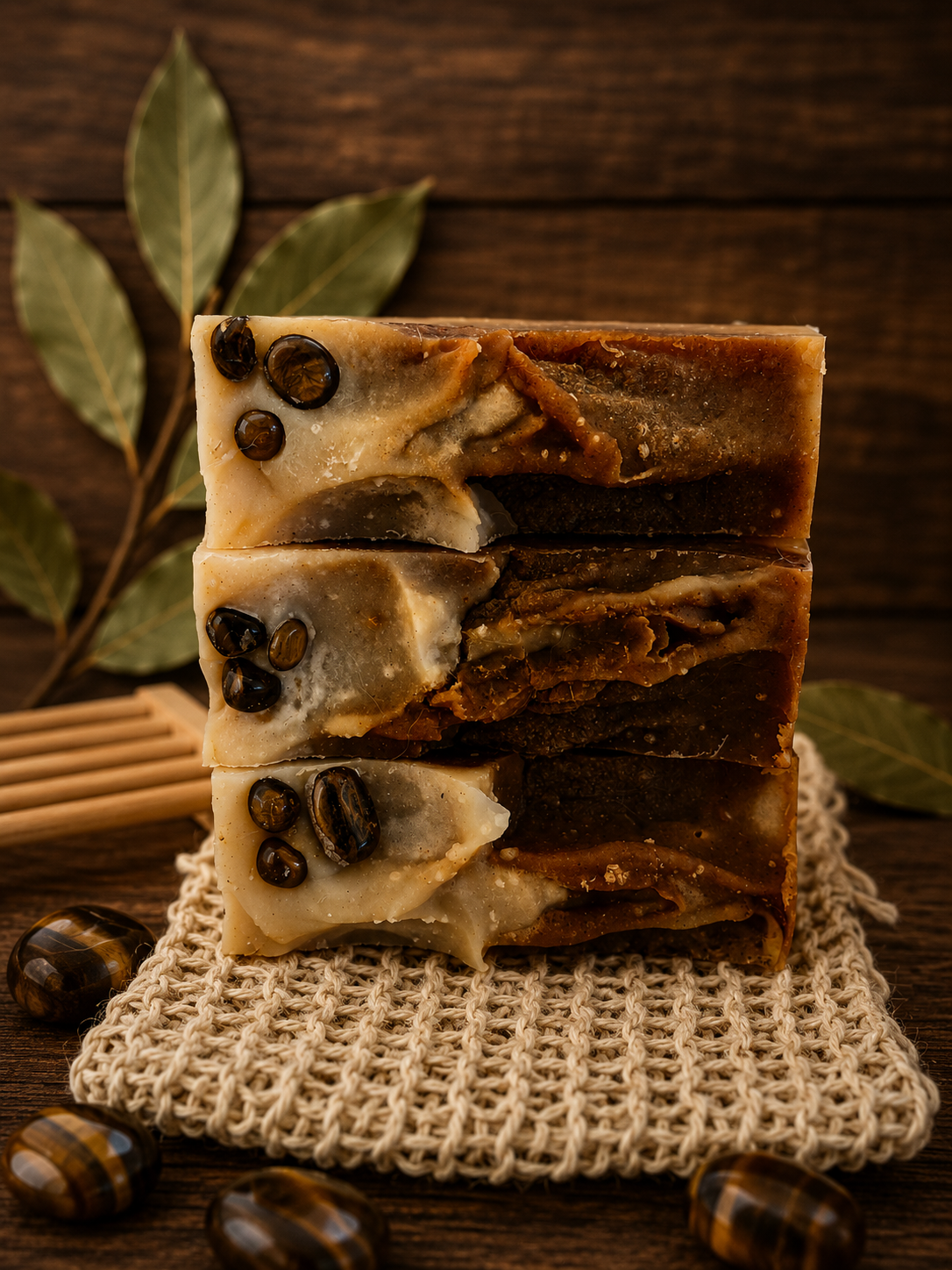 Solaris-Handmade Citrus & Laurel Ritual Soap – Jabón Artesanal de Laurel, Miel y Cúrcuma-Limited Edition