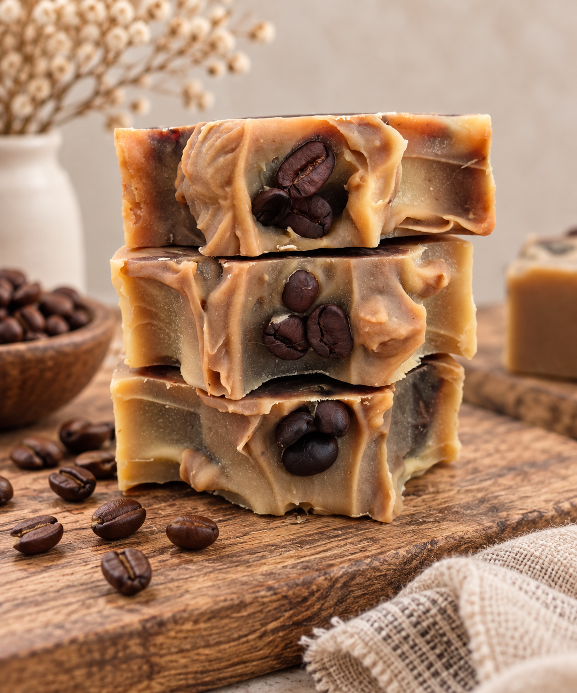 Maple Pumpkin Latte – Tallow, Pumpkin & Coffee Artisan Soap