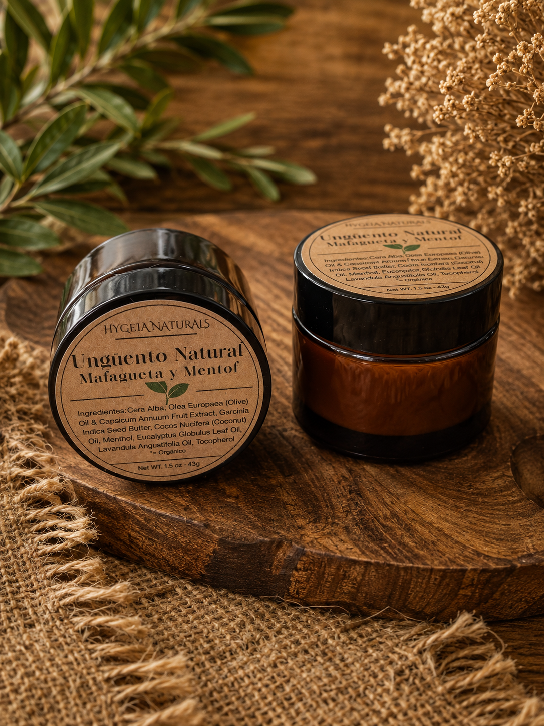 Ungüento Herbal de Mentol & Malagueta