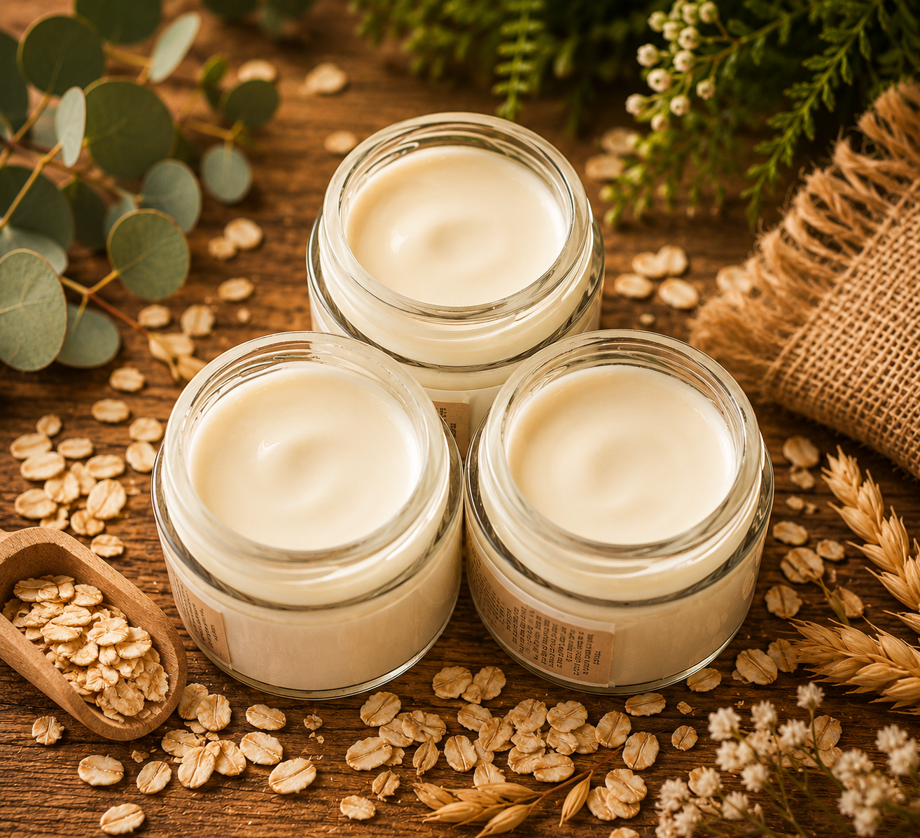 Crema Corporal de Avena con Manuka Honey – Hidratación Profunda y Suavidad Natural