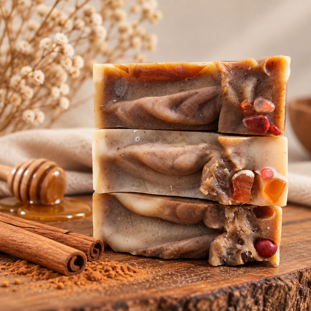 Handmade Honey & Cinnamon Soap – Limited Edition