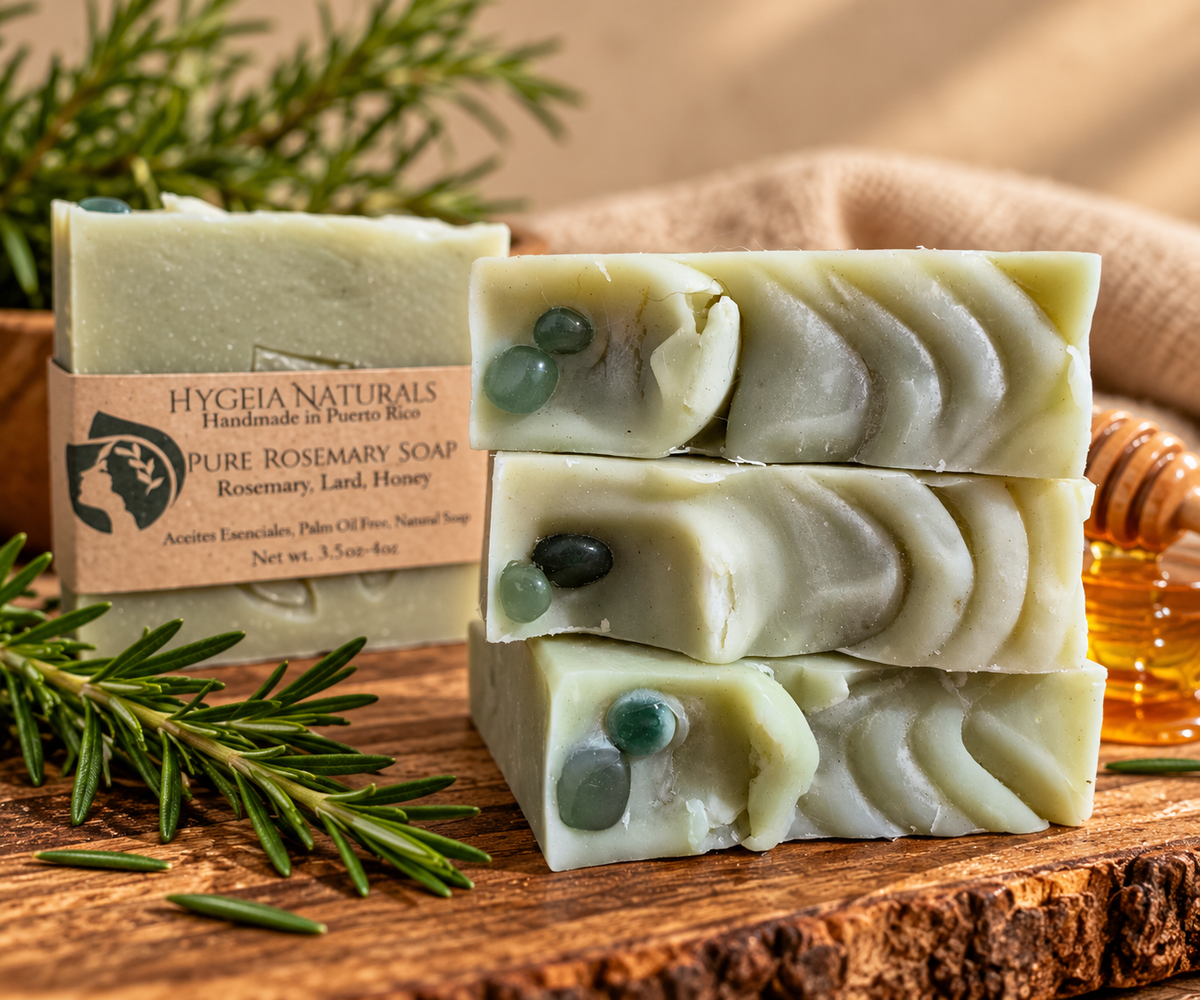 Pure Rosemary – Rosemary, Green Clay & Honey Soap