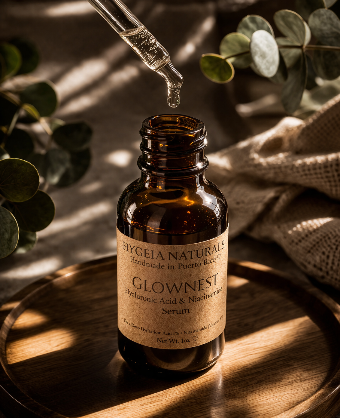 Sérum Facial de Ácido Hialurónico + Niacinamida