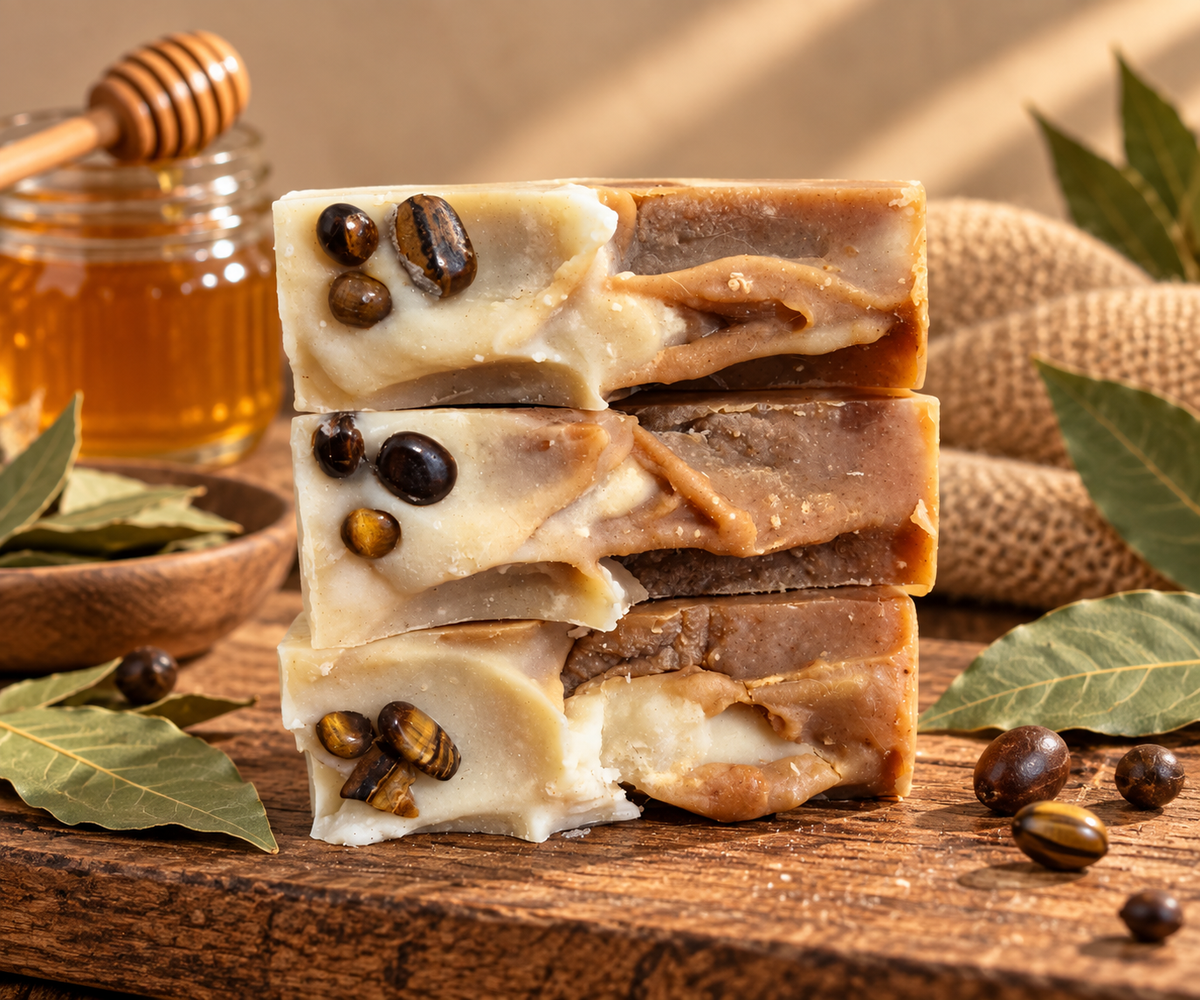 Laurel & Nectar | Bay Laurel & Honey Botanical Soap