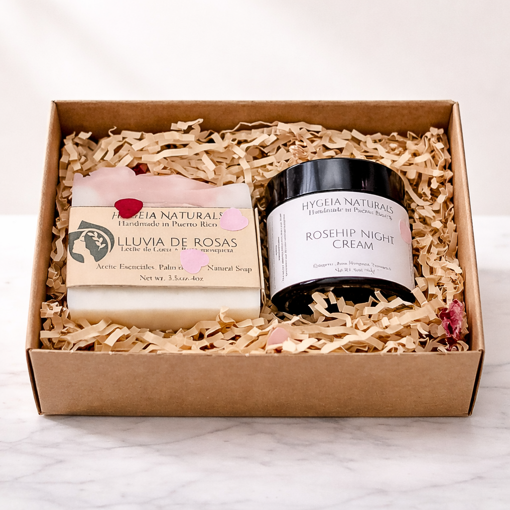 Gift Set de Rosas – Cuidado Natural y Artesanal